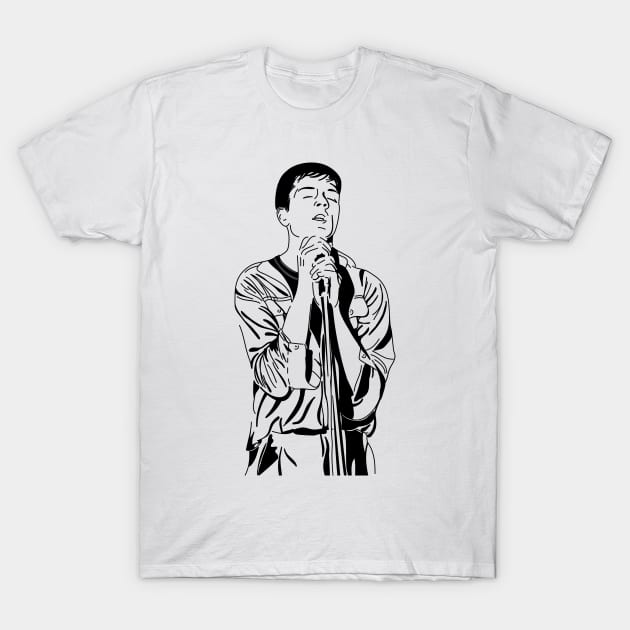 Ian Curtis - Joy Division T-Shirt by JoannaPearson